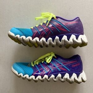 Reebok ZigTech Purple and Blue Sneakers Size 7 Men’s or 8.5 Women’s
